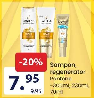 Šampon, regenerator Pantene