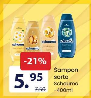 Šampon sorto Schauma