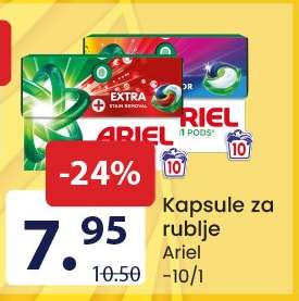 Kapsule za rublje Ariel