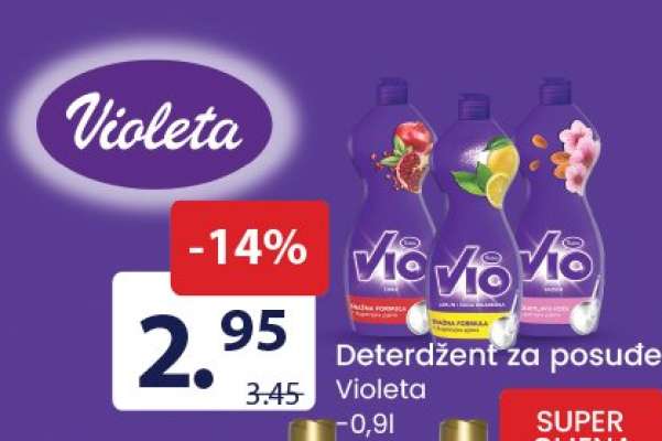 Deterdžent za posuđe Violeta