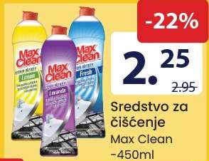 Sredstvo za čišćenje Max Clean
