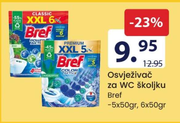 Osvježivač za WC školjku Bref
