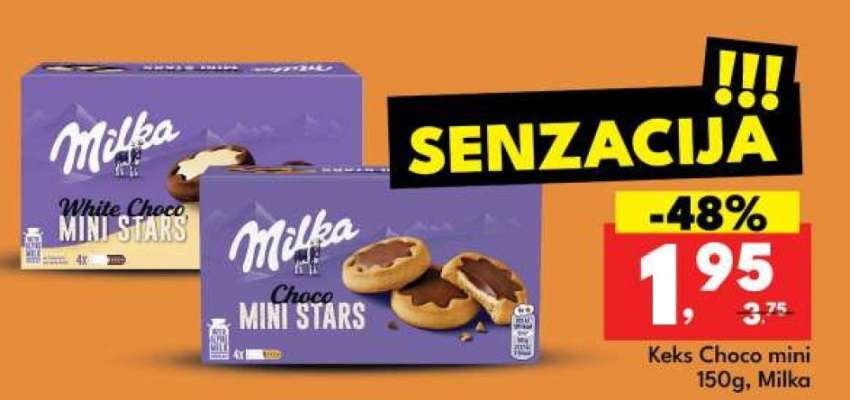 Keks Choco mini 150g, Milka