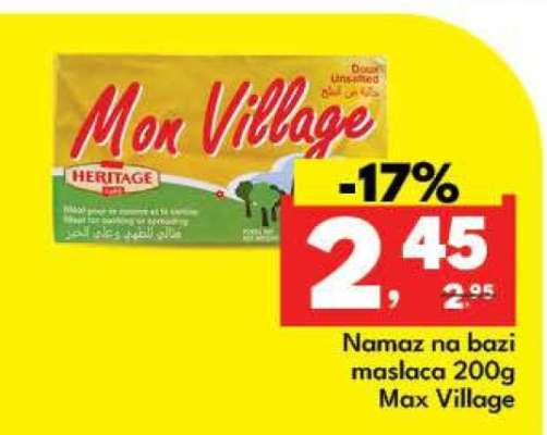 Namaz na bazi maslaca 200g Max Village