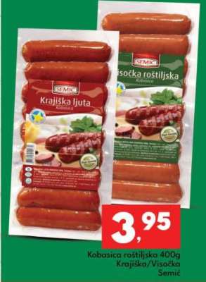 Kobasica roštiljska 400g