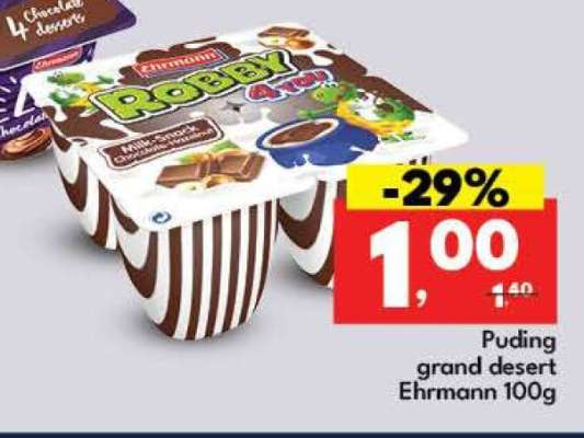 Puding grand desert Ehrmann 100g