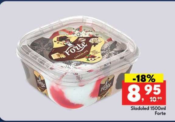 Sladoled 1500ml Forte
