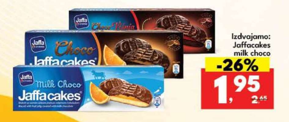 Jaffacakes milk choco