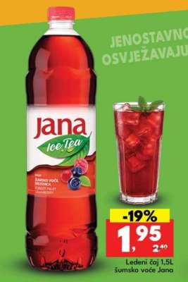 Ledeni čaj 1,5L šumsko voće Jana