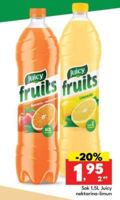 Sok 1,5L Juicy nektarina-limun