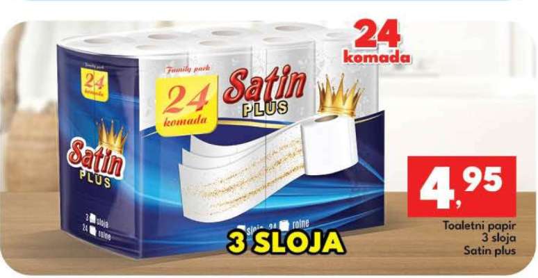 Satin Plus Toaletni papir