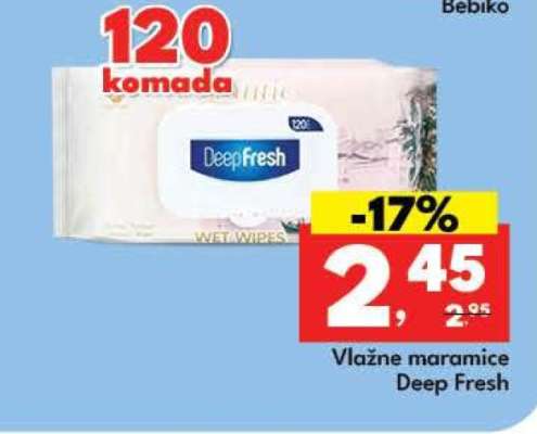 Vlažne maramice Deep Fresh