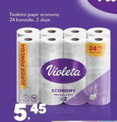 Violeta Toaletni papir economy