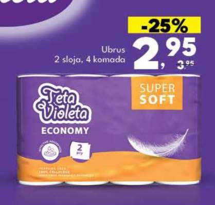 Teta Violeta Economy Super Soft