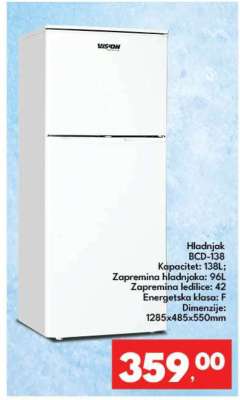 Hladnjak BCD-138