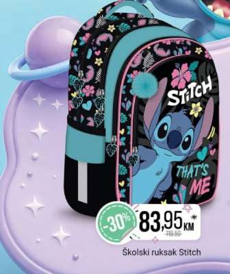 Školski ruksak Stitch