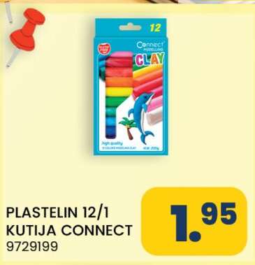 PLASTELIN 12/1 KUTIJA CONNECT