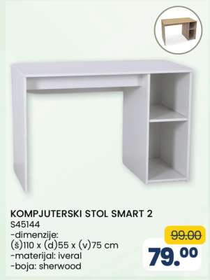 KOMPJUTERSKI STOL SMART 2