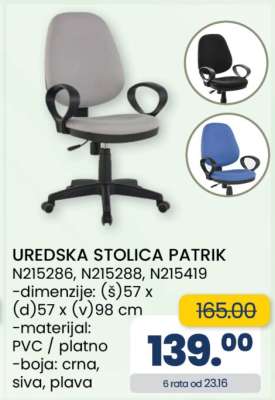UREDSKA STOLICA PATRIK