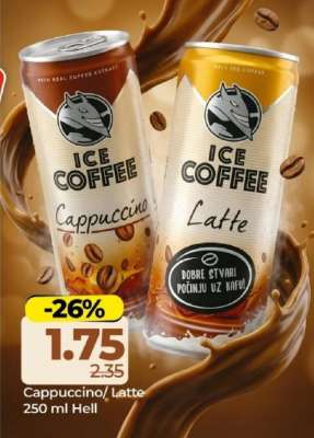 Cappuccino/Latte 250 ml Hell