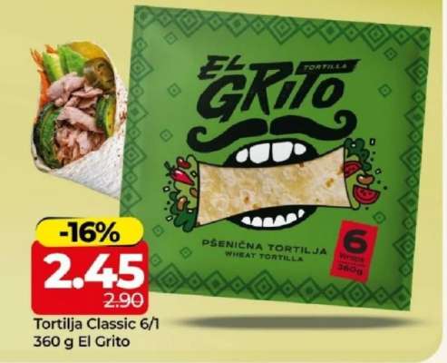 Tortilja Classic 6/1