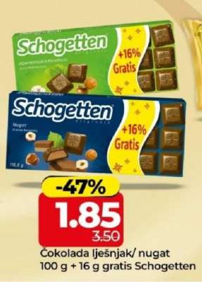 Schogetten čokolada