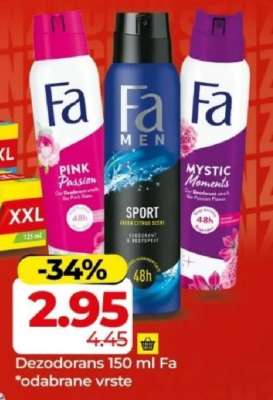 Dezodorans 150 ml Fa