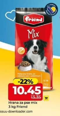 Hrana za pse Mix 3 kg Friend