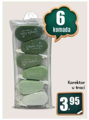 Korektor u traci