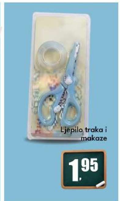 Ljepilo traka i makaze