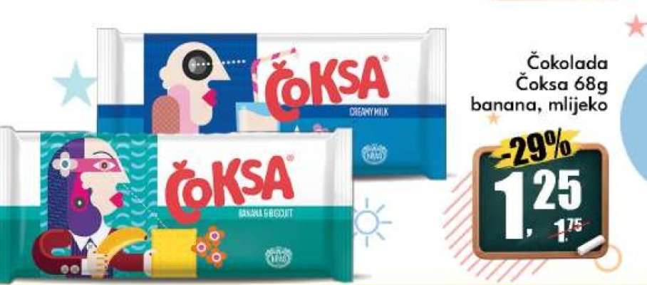 Čokolada Čoksa 68g