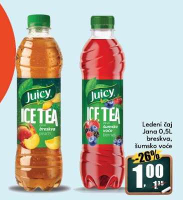 Ledeni čaj Jana 0,5L breskva, šumsko voće