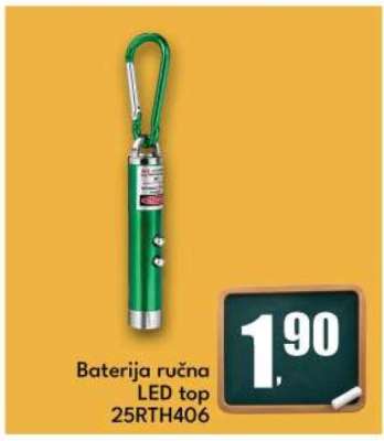 Baterija ručna LED top