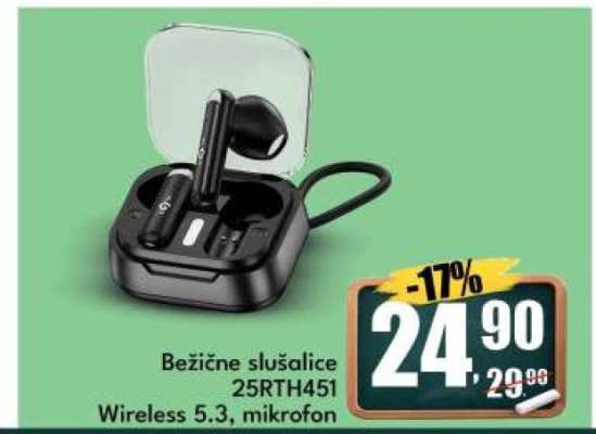 Bežične slušalice 25RTH451