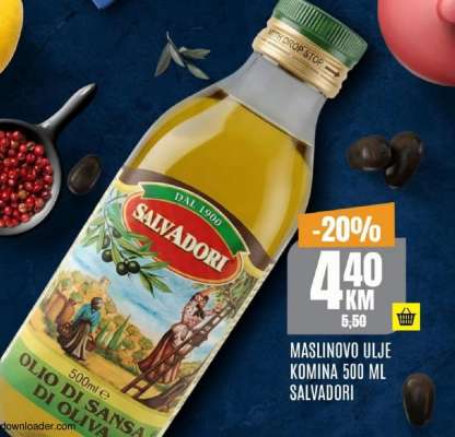 MASLINOVO ULJE KOMINA 500 ML SALVADORI