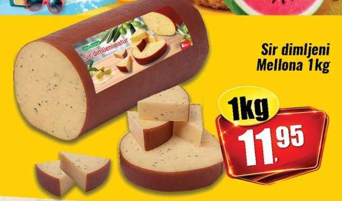 Sir dimljeni Mellona 1kg