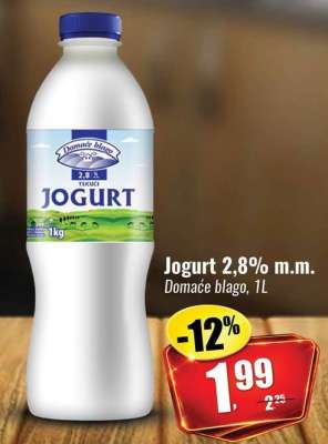 Jogurt 2,8% m.m.