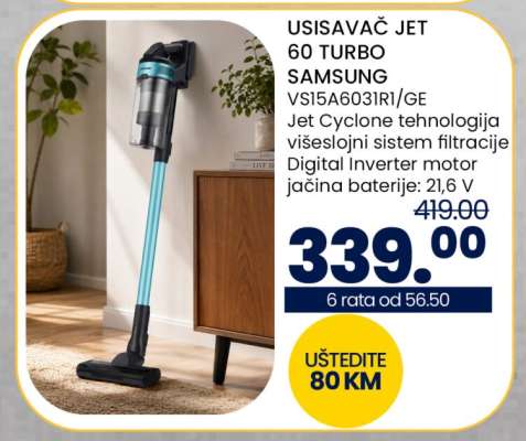 USISAVAČ JET 60 TURBO SAMSUNG