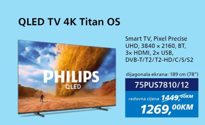 QLED TV 4K Titan OS