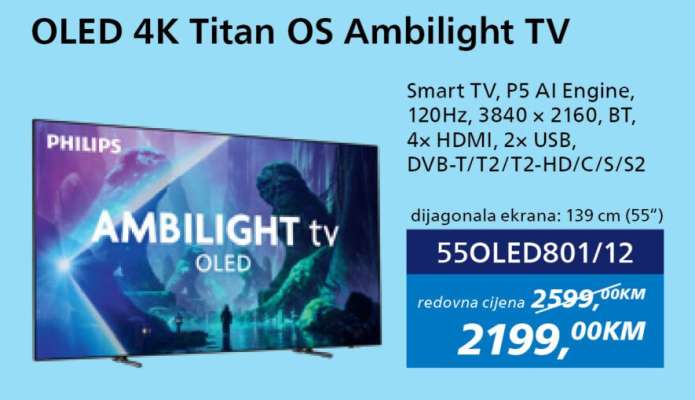 OLED 4K Titan OS Ambilight TV