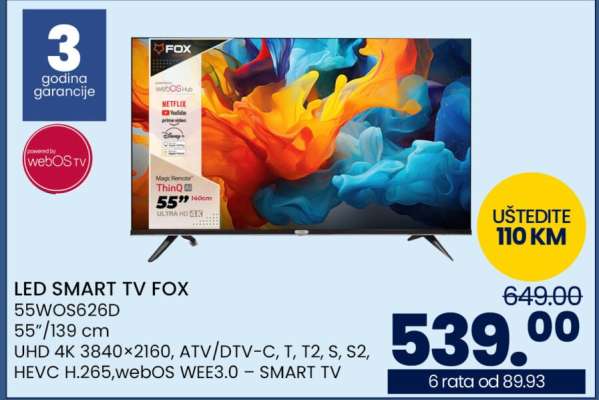 LED SMART TV FOX