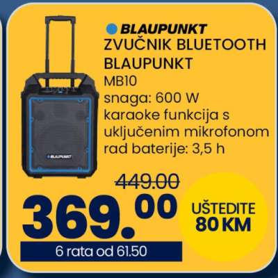 BLAUPUNKT ZVUČNIK BLUETOOTH BLAUPUNKT MB10