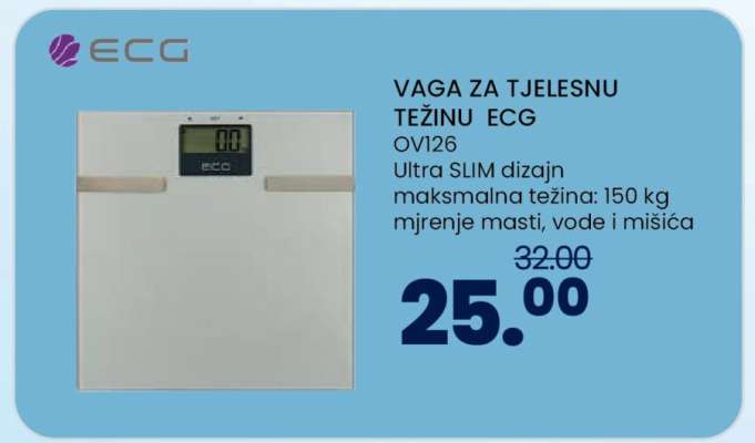 VAGA ZA TJELESNU TEŽINU ECG