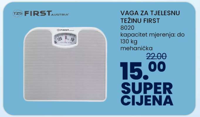 VAGA ZA TJELESNU TEŽINU FIRST