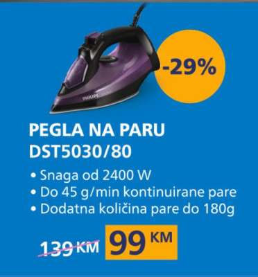 Pegla na paru DST5030/80