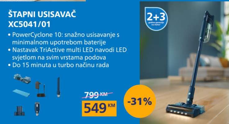Štapni usisavač XC5041/01