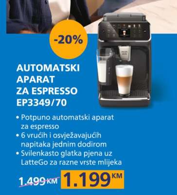 AUTOMATSKI APARAT ZA ESPRESSO EP3349/70