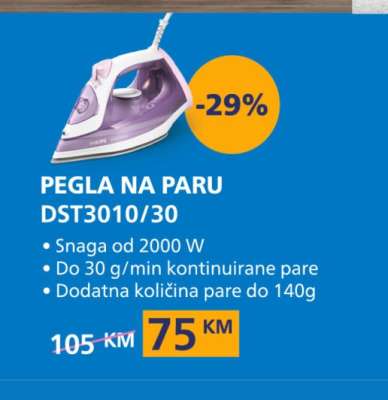 Pegla na paru DST3010/30
