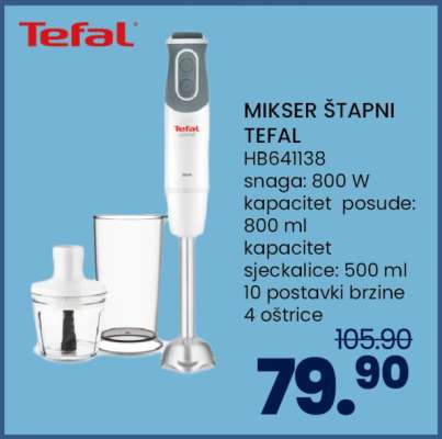 MIKSER ŠTAPNI TEFAL HB641138