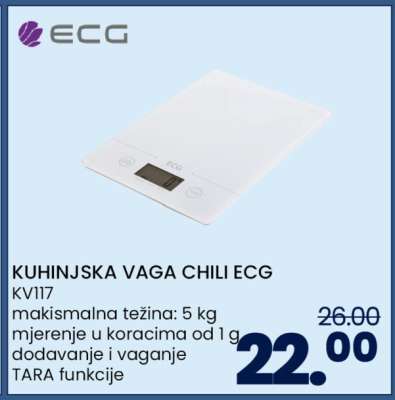 KUHINJSKA VAGA CHILI ECG